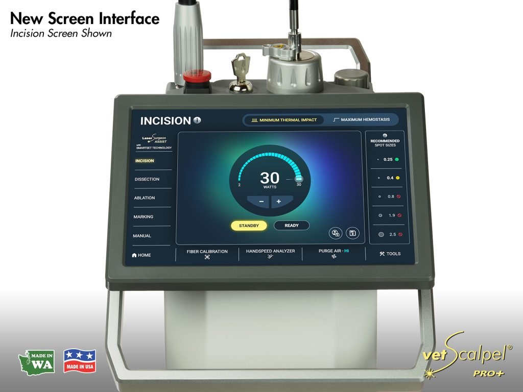 CO2 Laser Incision Setting Interface